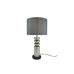 LAMPE DE TABLE EN METAL 28X54cm - Argenté Lampe de table