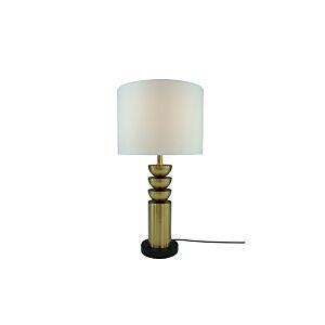 LAMPE DE TABLE EN METAL 28X54cm - Doré Lampe de table