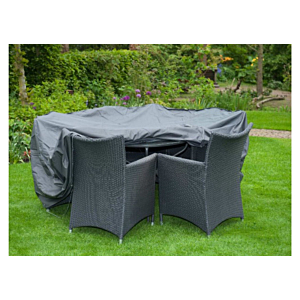 Housse De Table Rectangulaire ALINA - Gris MEUBLE EXTERIEUR