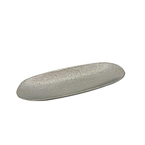 Plat Décoratif HUIFA 41x15,5x5cm - Argenté