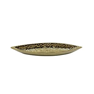 PLAT DECORATIF LE RAMEAU 49,5cm - DORÉ Décorations