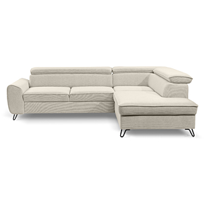 Canapé D'angle Droit IDYLLA - Beige