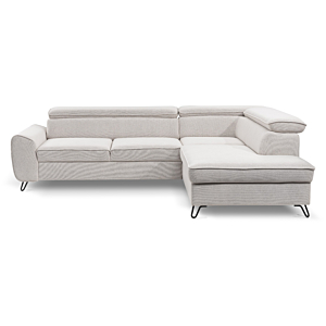 Canapé D'angle Droit IDYLLA - Gris