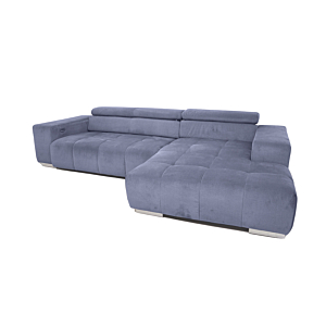 Canapé D'Angle ORION Avec Fonction Relax - Gris Foncé