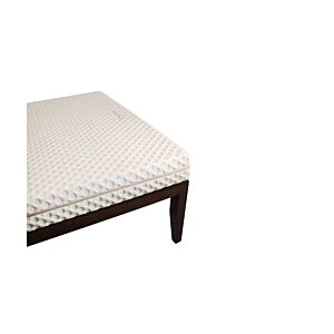 Matelas OXFORD MEMORY 180x200 - Blanc/Beige