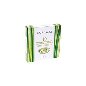 Boite 10 Spirales Encens Citronnelle Promos printemps