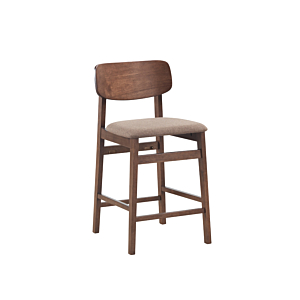 Set PENN Table Haute + 4 Tabourets - Marron