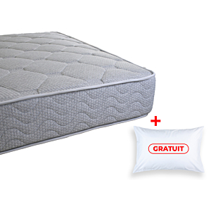 MATELAS DOREMI PILOTE - Gris + 1 Oreiller Gratuit