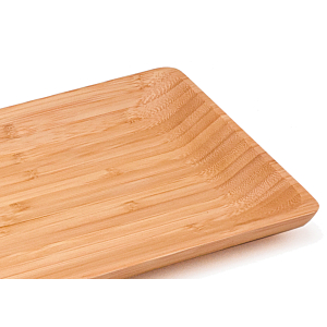 Plat bambou 40cm - Beige Naturel