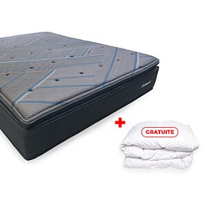 MATELAS BEAUTYREST SIGNATURE PLUSH PILLOW - BLEU + Couette gratuite