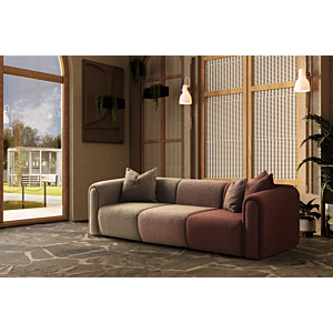 CANAPE MODULABLE RIVIERA - Moutarde / Camel
