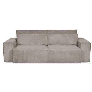 Canapé NATURE Convertible Avec Coffre - Taupe