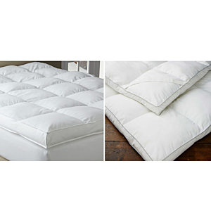 Surmatelas DUVET 7cm - Blanc Couvre-lits