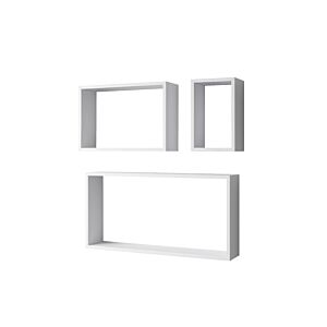 Set de 3 Etagères SHELVY 30*60 - Blanc Étagères et bibliothèques rangements