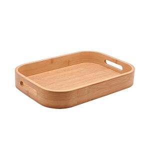 Plateau rectangulaire bambou 35cm - Beige Naturel Art de la table