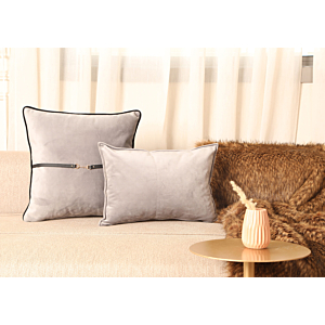 Coussin Caldos Velours - Gris