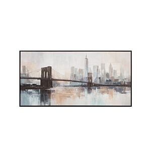 TABLEAU LA CITY HANDMADE AVCE CADRE - MULTICOULEUR Tableaux