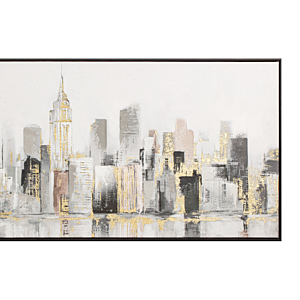 TABLEAU ABSTRAIT HANDMADE AVCE CADRE - MULTICOULEUR