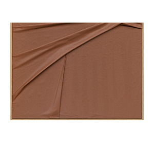 TABLEAU ABSTRAIT HANDMADE AVEC CADRE - TERRACOTA 