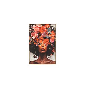 TABLEAU L'AFRICAINE HANDMADE - MULTICOULEUR Tableaux