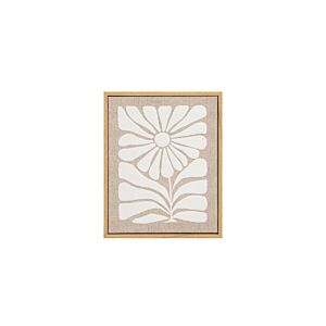 TABLEAU FLORAL AVEC CADRE - BEIGE Décorations
