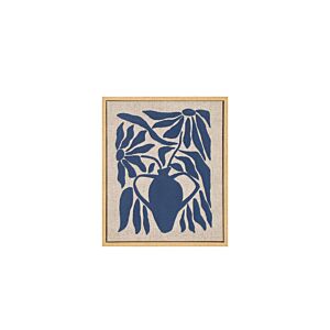 TABLEAU VASE AVEC CADRE - BLEU Tableaux