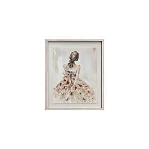 TABLEAU LADY AVEC CADRE - Multicouleur Tableaux