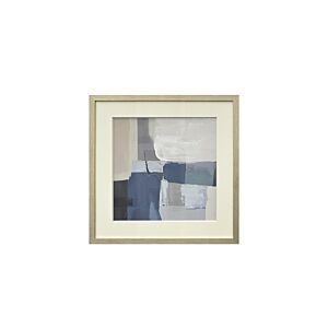 TABLEAU ABSTRAIT AVEC CADRE EN BOIS - Multicouleur Tableaux