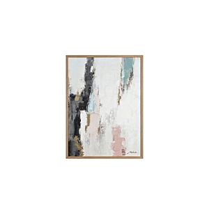 TABLEAU HANDMADE AVEC CADRE 90x120 - Multicouleur Tableaux