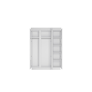 ARMOIRE LYON 3 PORTES OUVRANTES - Blanc