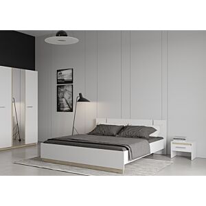 TABLE DE CHEVET WATSON WHITE - Blanc