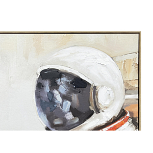 TABLEAU L'ASTRONOTE HANDMADE AVEC CADRE - Multicouleur