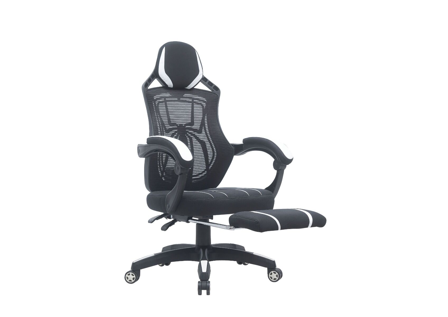 Chaise Gamer SPIDER - Noir / Blanc