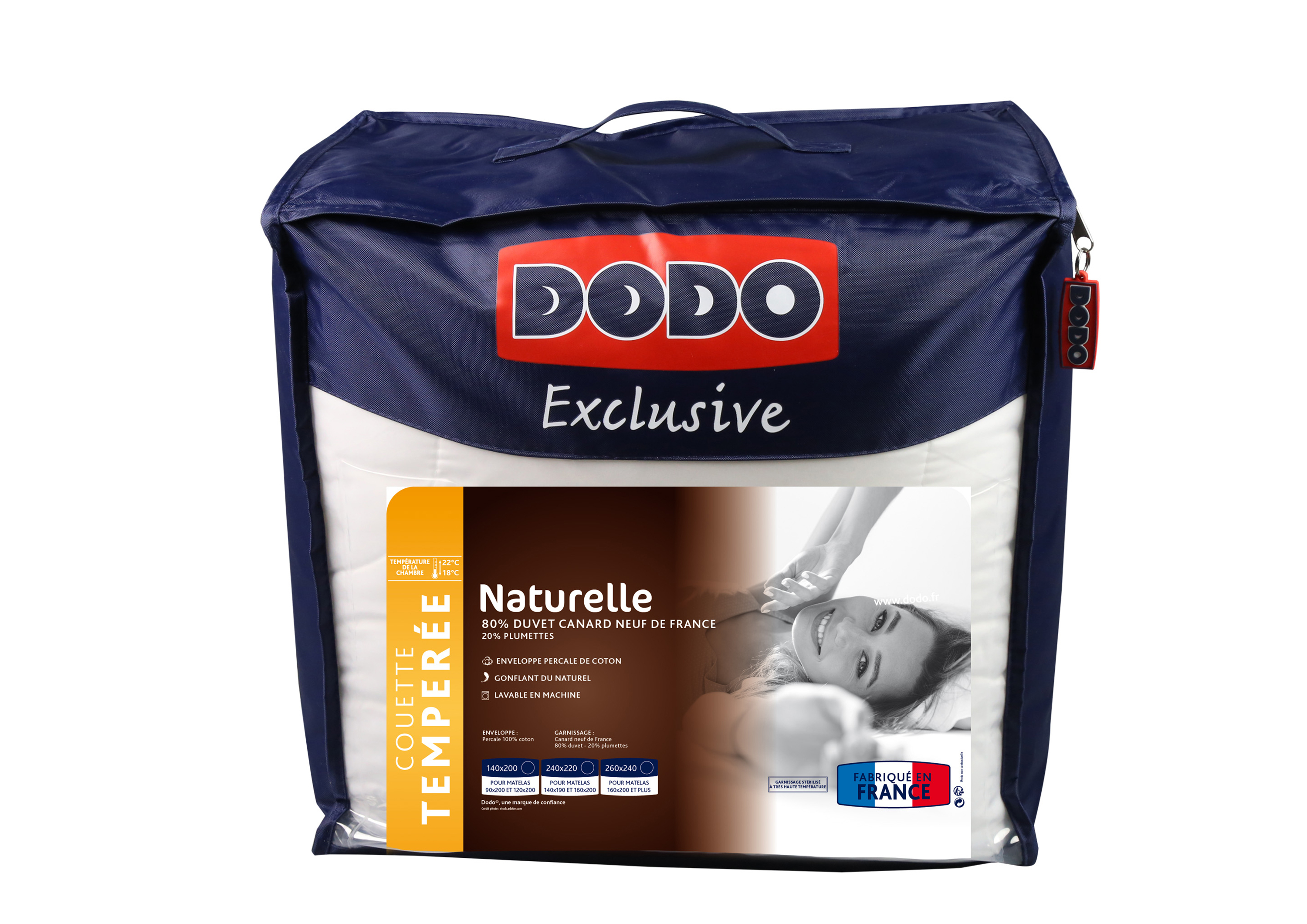 Couette Dodo Duvet 2x240 Blanc Kitea Maroc