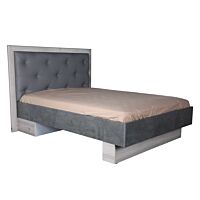 Lit ESPORAO (140*190 cm) Gris Foncé