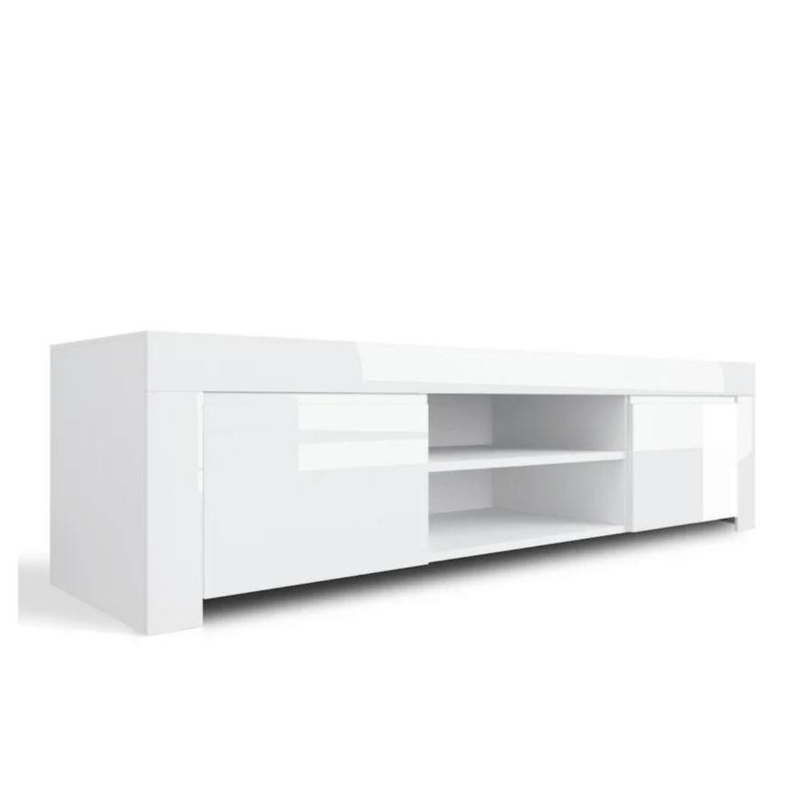 Grand Meuble Tv AMALFI 190cm - Blanc Séjour