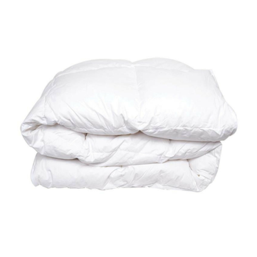Couette COUVRE WELL en Duvet 240x260cm - Blanc Textile blanc