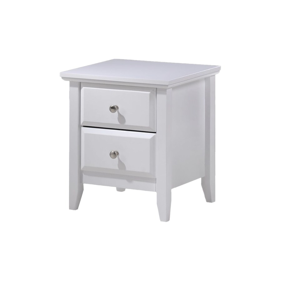 Chevet 2 Tiroirs LALA - Blanc Chambre enfant