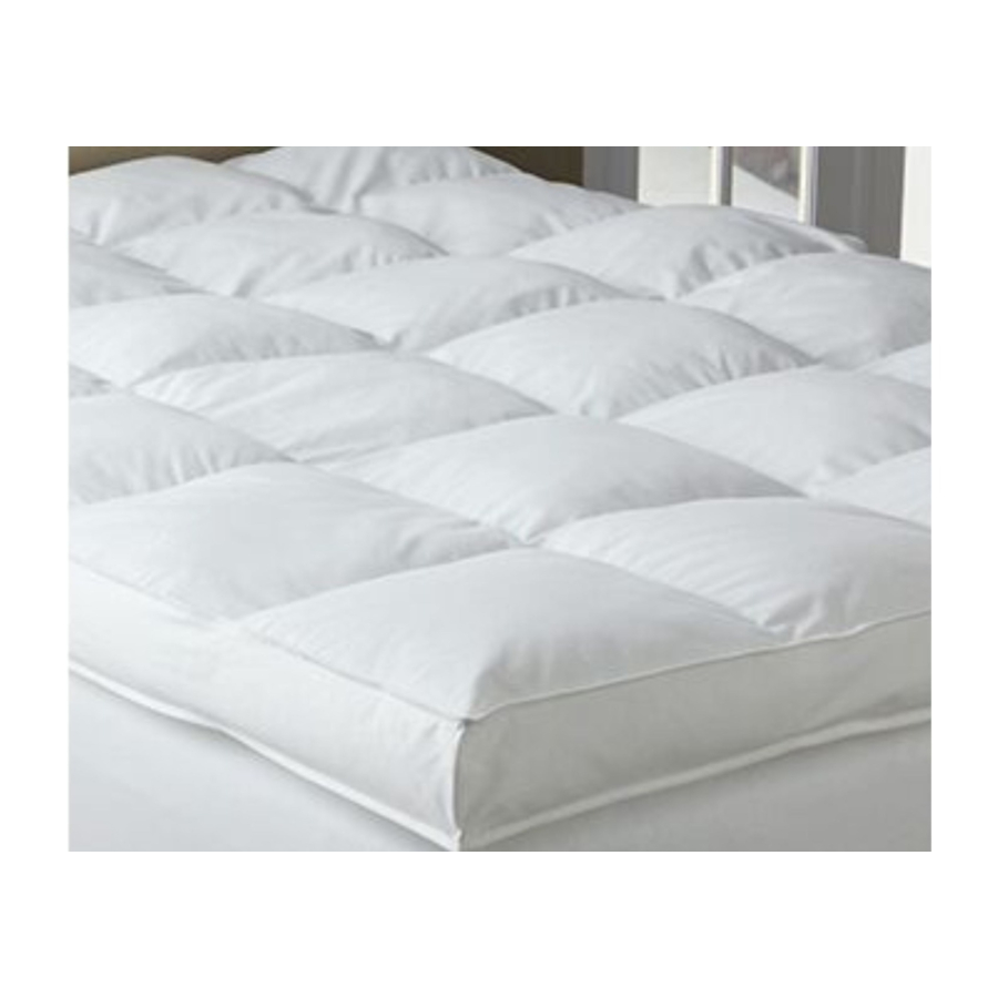 Surmatelas DUVET 7cm 180x200cm - Blanc Textile blanc