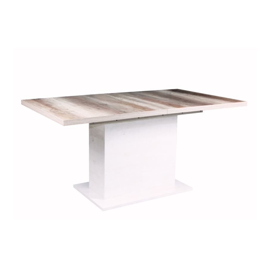 Table À Manger DURO - Blanc / Beige Soldes été