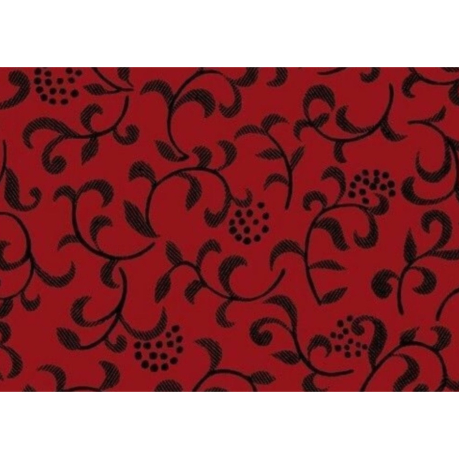 Film Adhésif SONJA Autocollant - Rouge / Noir Papier peint