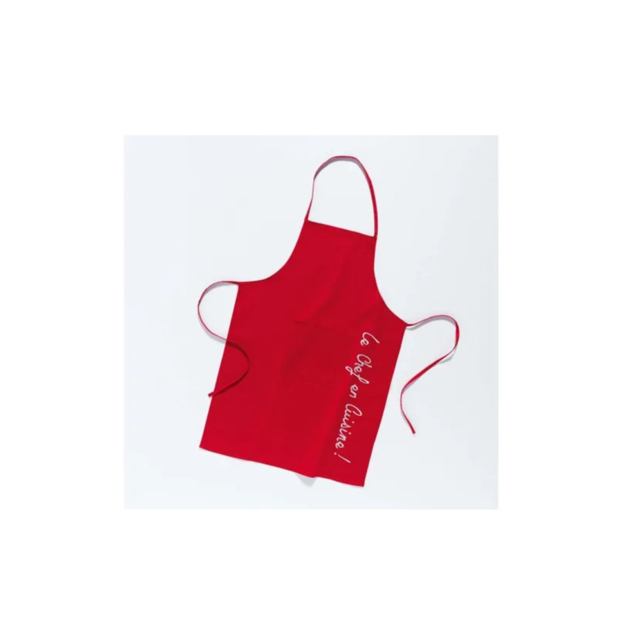 Tablier + Poche CUISTOT 60x84cm - Rouge Ustensiles cuisine