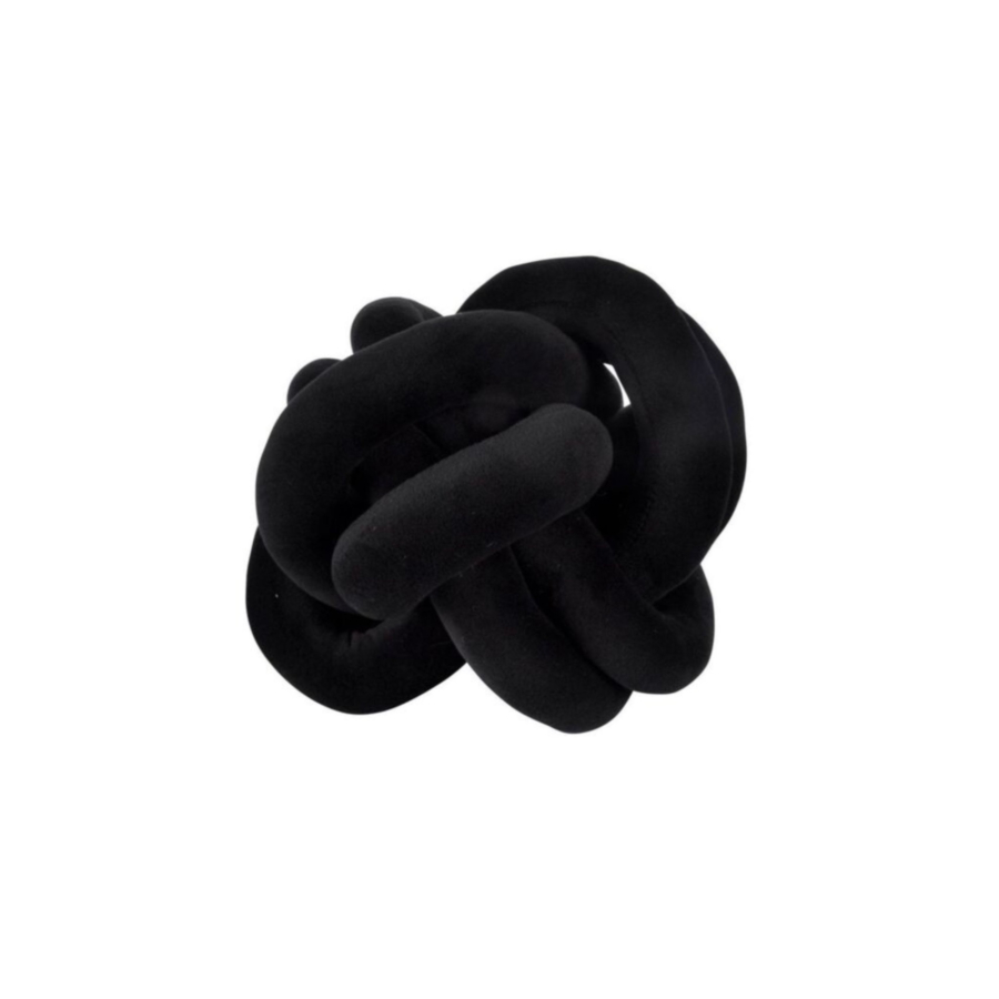 Coussin Nœud Décoratif WILD KIDS - Noir Coussins décoratifs