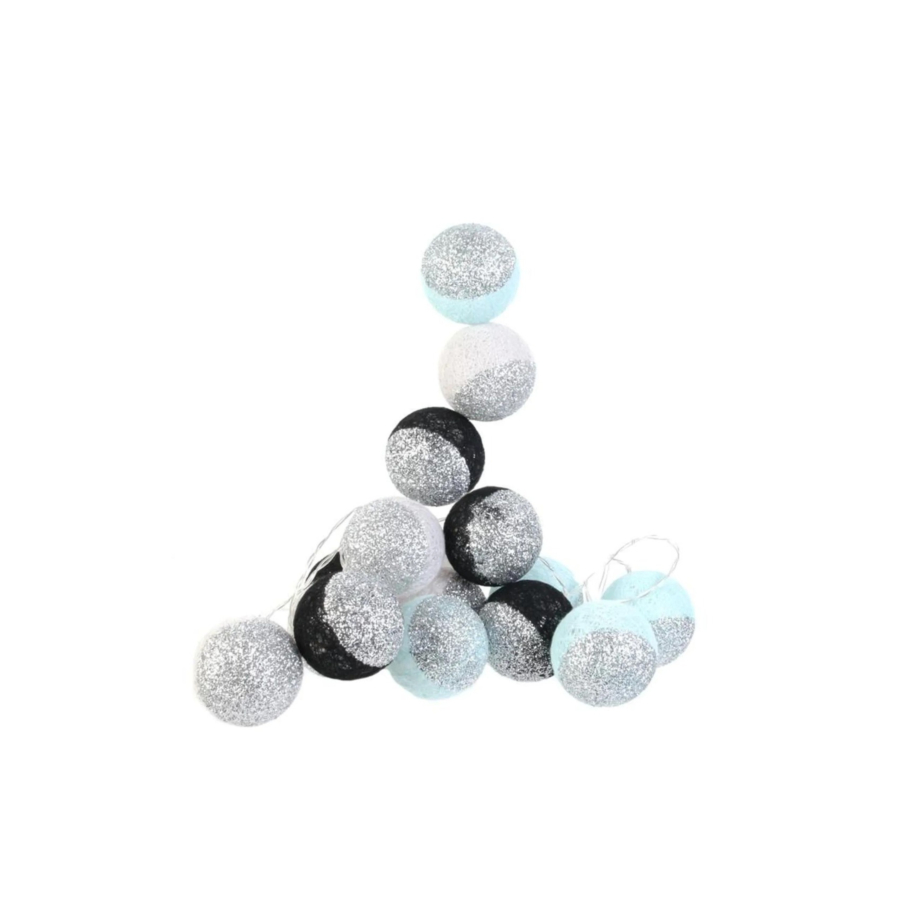 Guirlande Lumineuse À LED 16 Boules - Multicouleur Luminaires