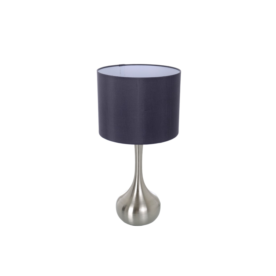 Lampe De Table En Métal 23x44cm - Silver Luminaires et éclairage