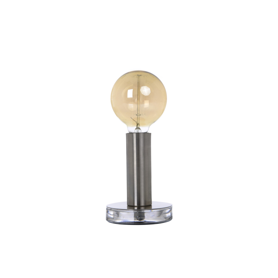 Lampe De Table En Métal - Silver Bon plan