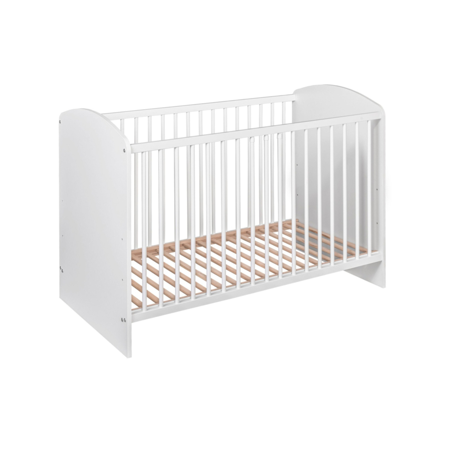 Lit Bébé SARA 70x140cm - Blanc Lits bébés