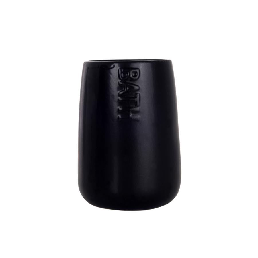 Gobelet DOLOMITE Rond Bath - Noir Gobelets et distributeurs de savon