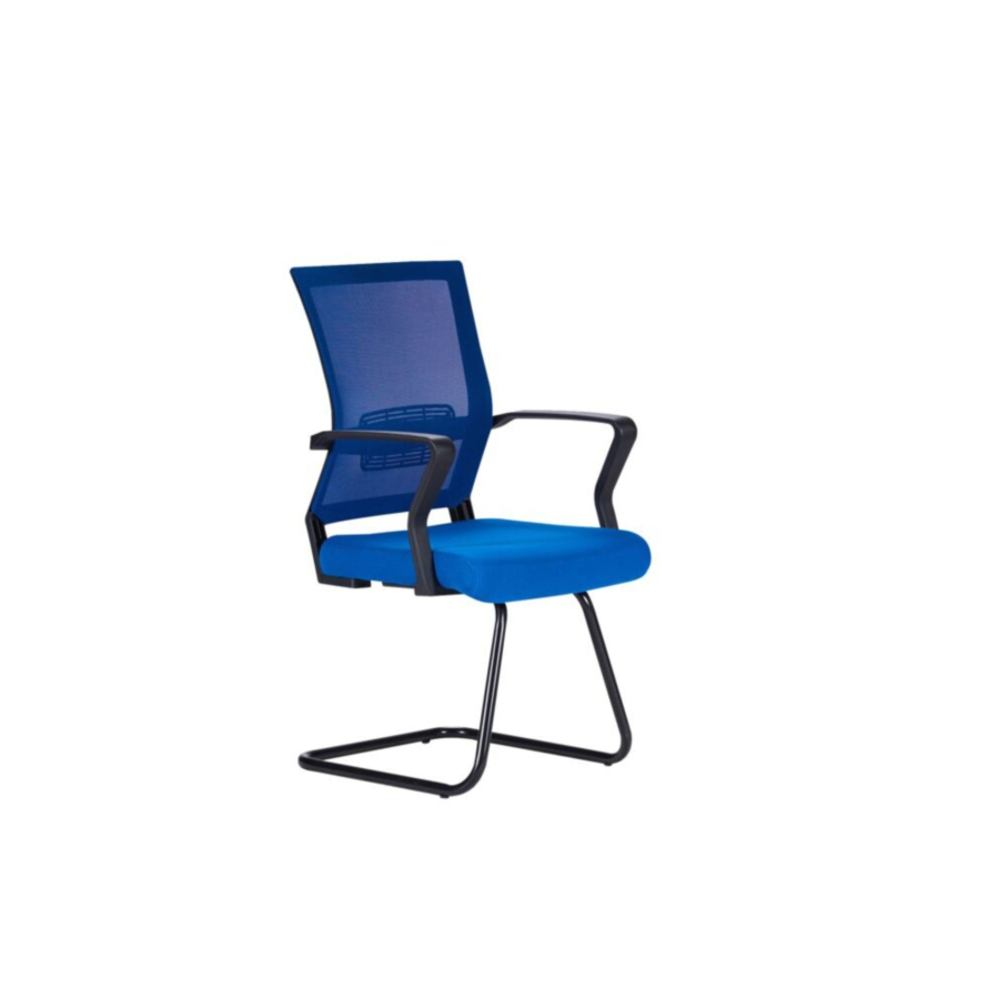 Fauteuil visiteur VIEW - Bleu Chaises et fauteuils de bureau