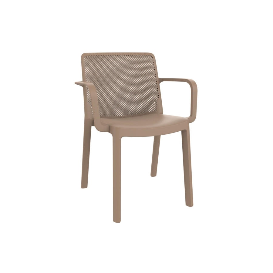 Chaise FRESH Avec Accoudoir - Cappuccino Soldes été vague 2